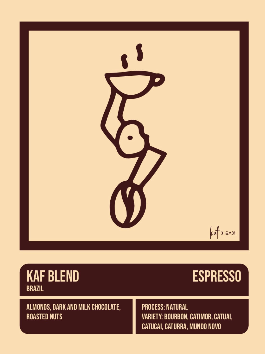 Kaf Blend Natural Brazil